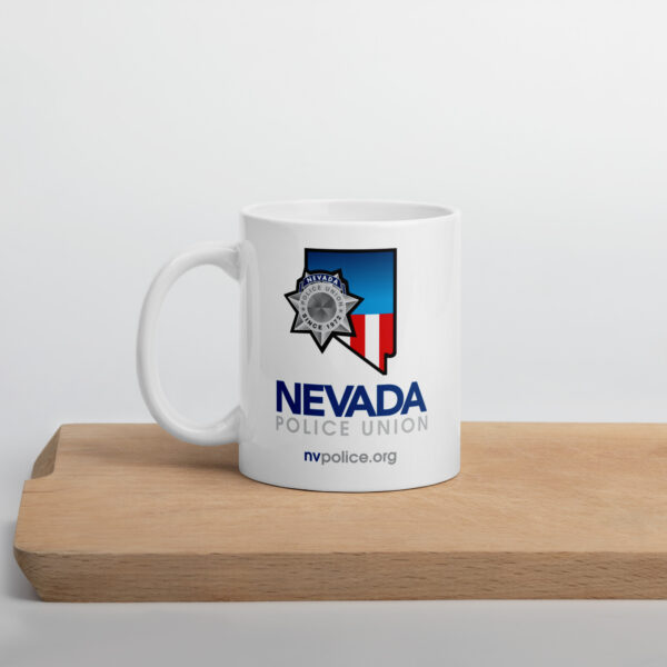 White glossy mug w/Logo - Image 2