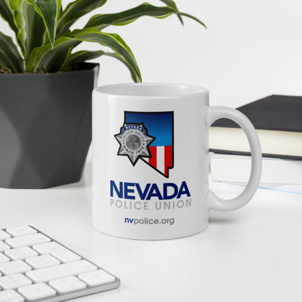 White glossy mug w/Logo - Image 3